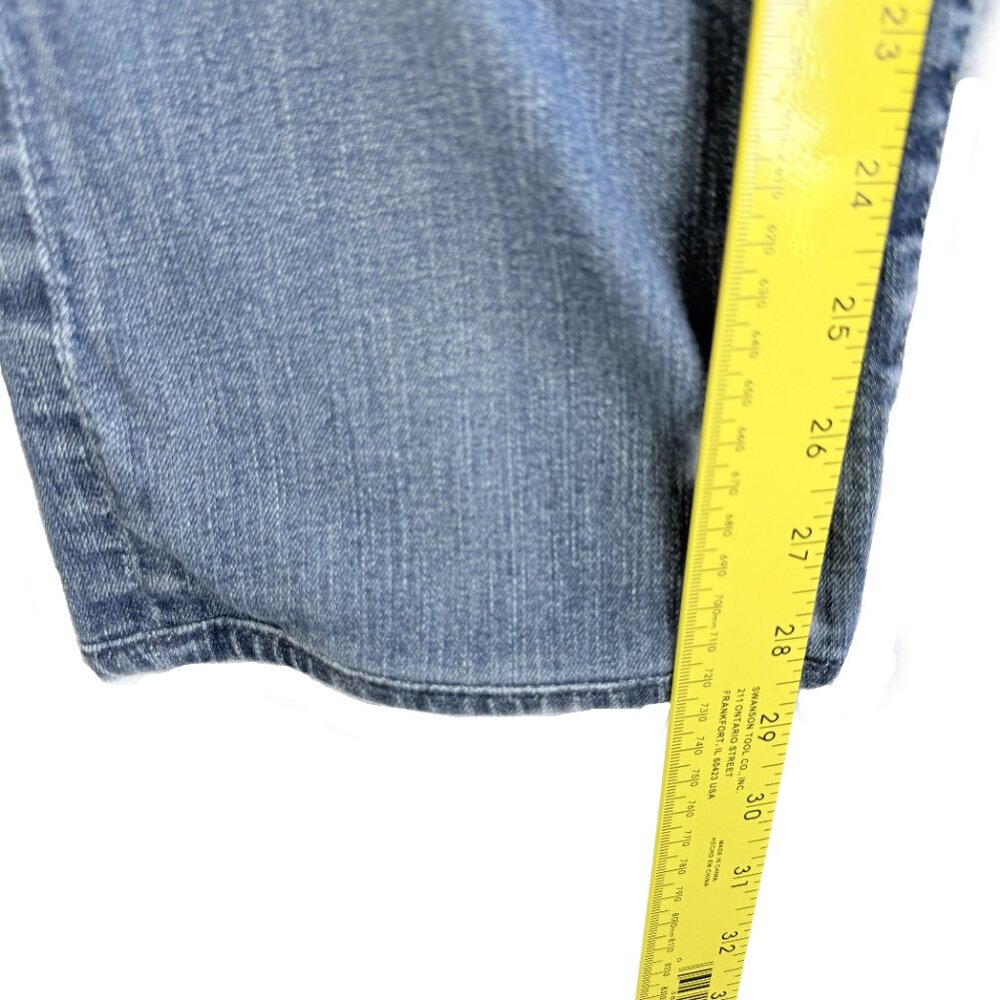 Y2K 7 For All Mankind Standard Straight Jeans Men’s Size 34 Mid‑Rise Light Wash - Picture 10 of 11